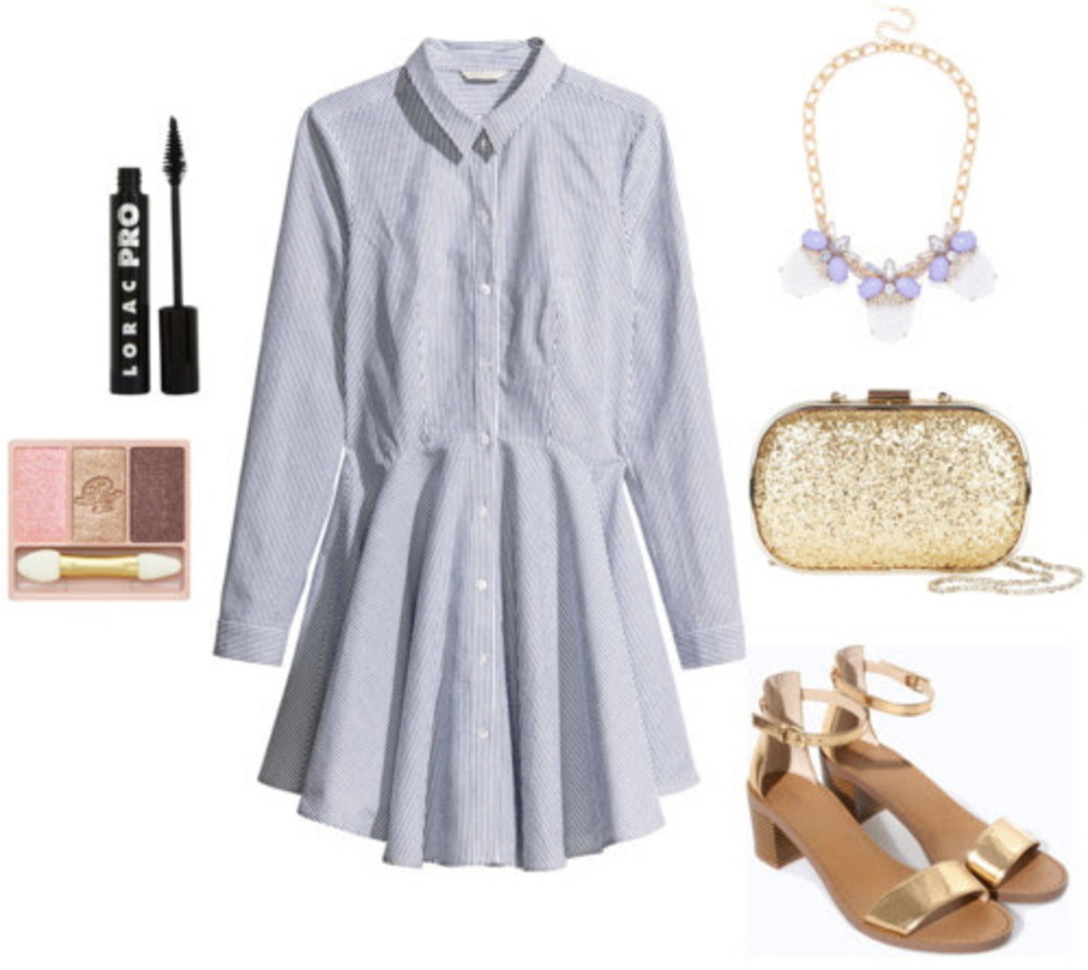 Light blue shirt dresses | HOWTOWEAR Fashion