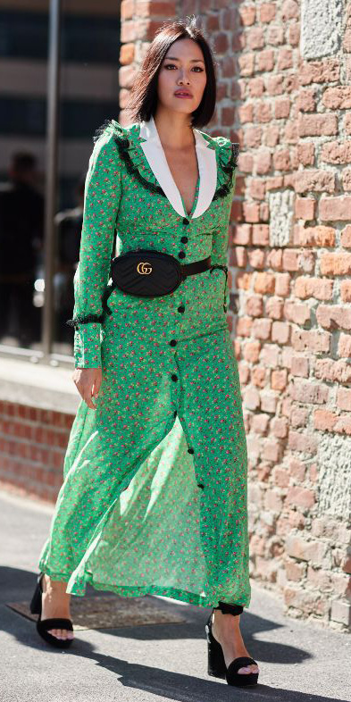 Emerald green maxi dresses | HOWTOWEAR Fashion