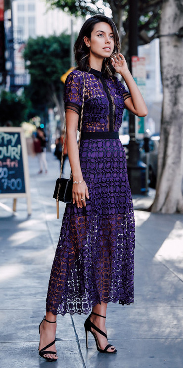 royal purple maxi dress