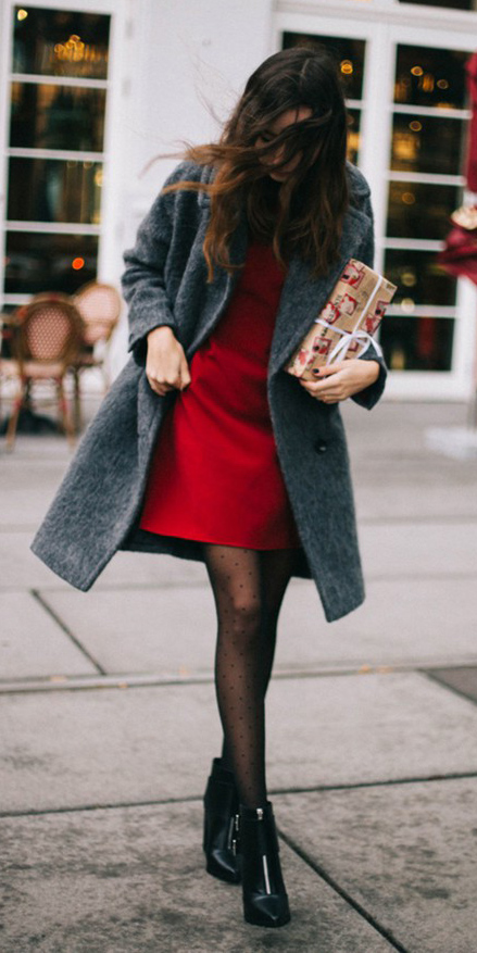 Såvel Saks chikane Cherry red sweater dresses | HOWTOWEAR Fashion