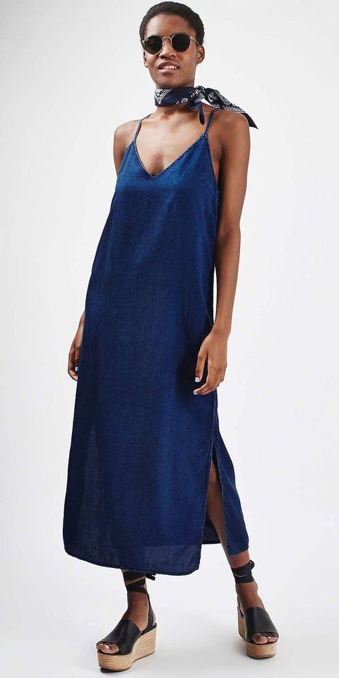 Navy blue slip dresses | HOWTOWEAR Fashion