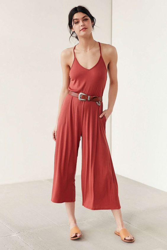 Cherry red jumpsuits