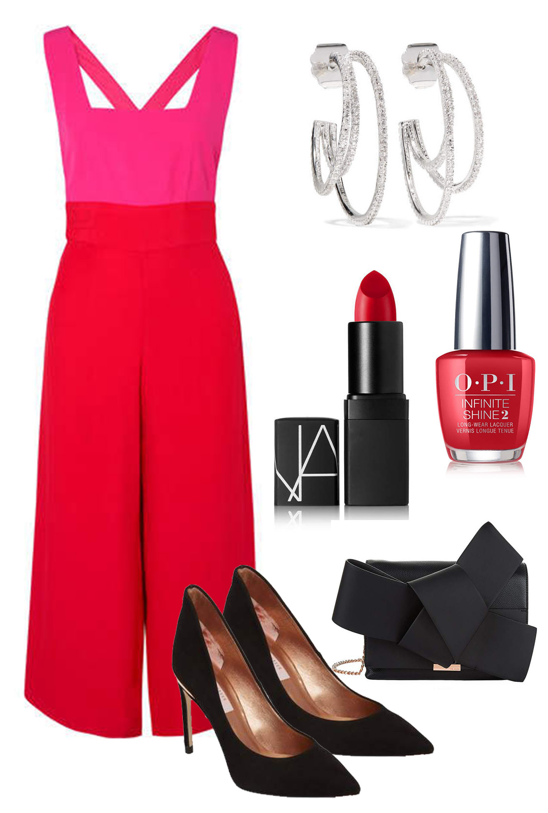 Discover 67+ black jumpsuit with red shoes - ceg.edu.vn