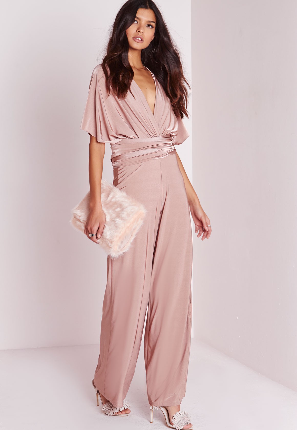 Pink One Shoulder Ladies Jumpsuits For Weddings With Feather Sequins And  Lace Appliques Perfect For Evening Events, Proms, And Special Occasions  From Chicweddings, $126.03 | DHgate.Com