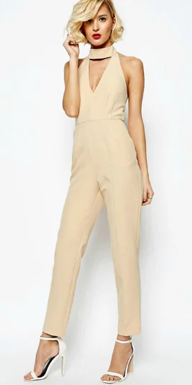 Tan jumpsuits | HOWTOWEAR Fashion