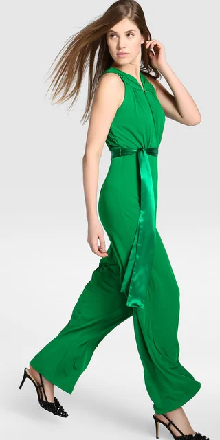 emerald green jumpsuit uk