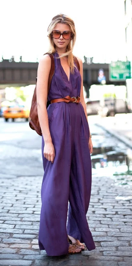 royal purple jumpsuit