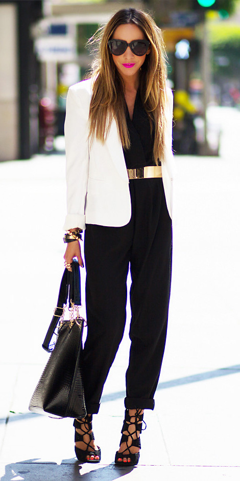 19 Black Jumpsuit with Jacket Outfit Ideas: Style Guide-pokeht.vn