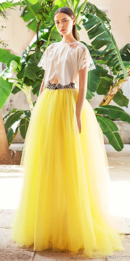 chiffon long skirts and tops