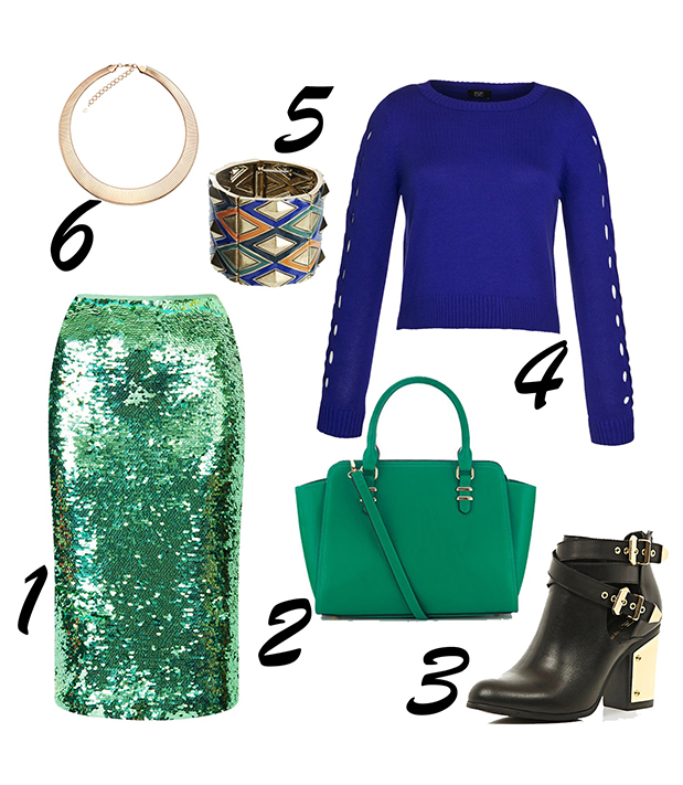 Emerald green pencil skirts | HOWTOWEAR Fashion