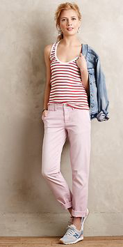 pink chino pants womens