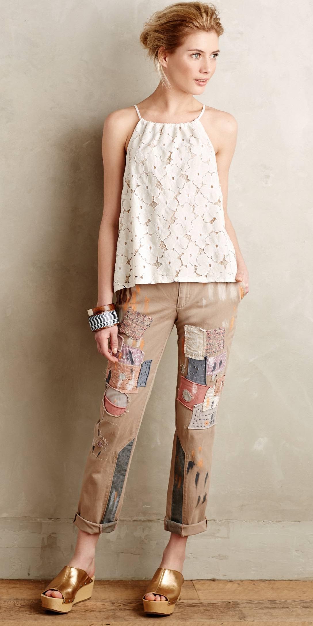 Tan chinos HOWTOWEAR Fashion