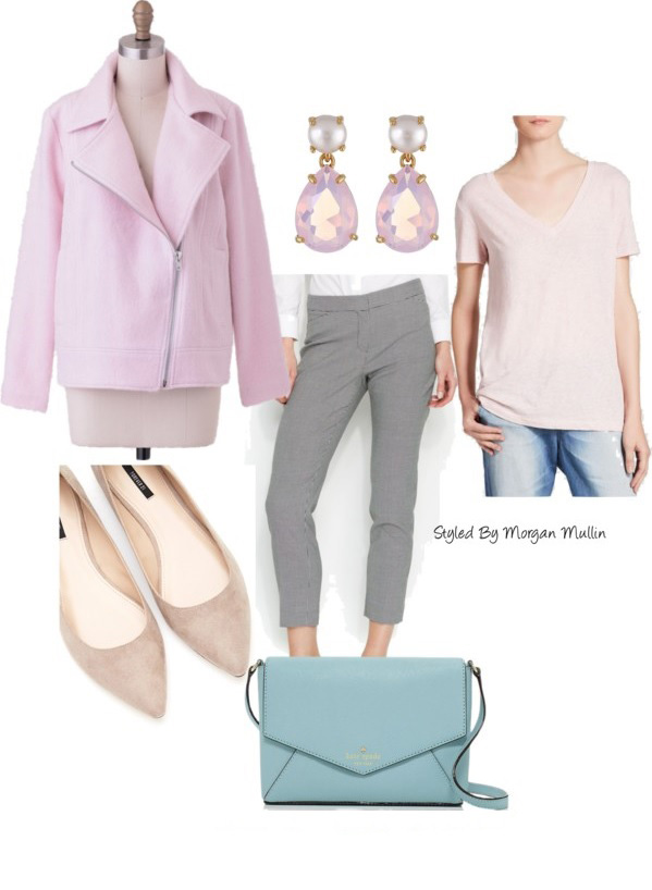 Light gray slim pants | HOWTOWEAR Fashion
