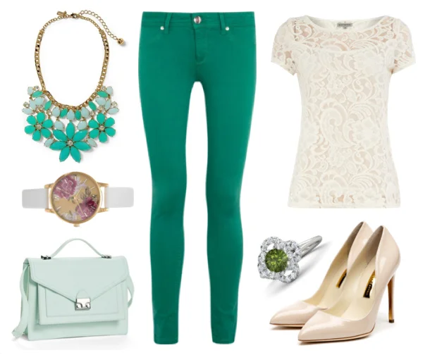 emerald green skinny jeans