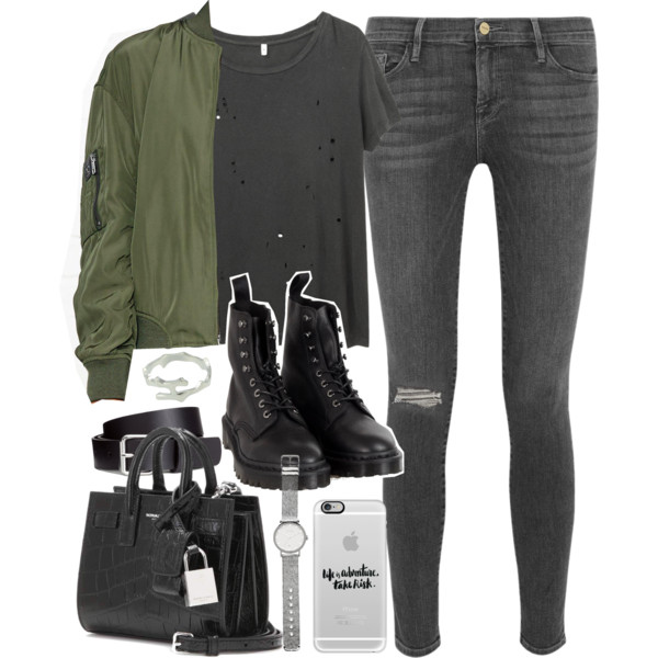 Dark gray skinny jeans | HOWTOWEAR Fashion