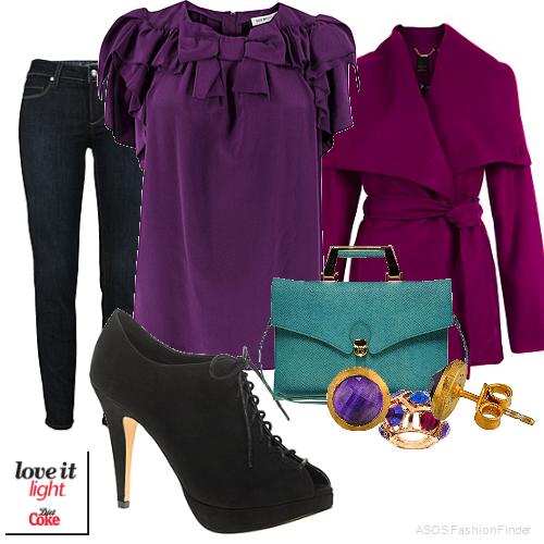 Royal purple blouses | HOWTOWEAR Fashion