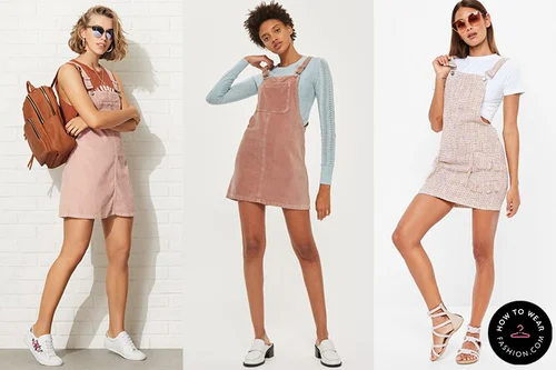Pastel pink jumper dresses | HOWTOWEAR Fashion