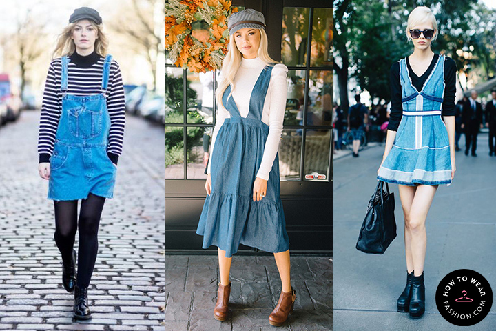 Medium blue jumper dresses | HOWTOWEAR Fashion