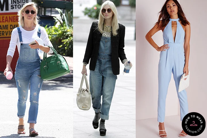 Light blue jumpsuits