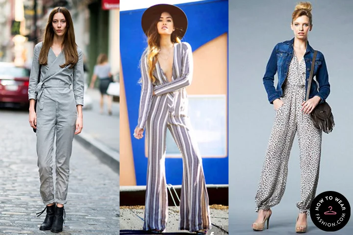 Light gray jumpsuits