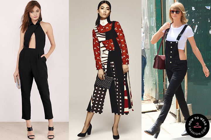 Black jumpsuits