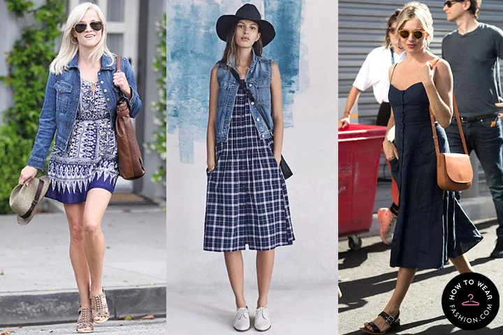 Navy blue sun dresses