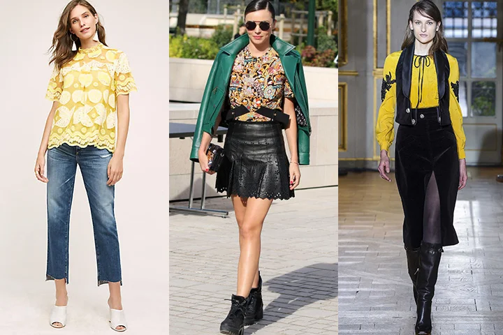 Yellow blouses