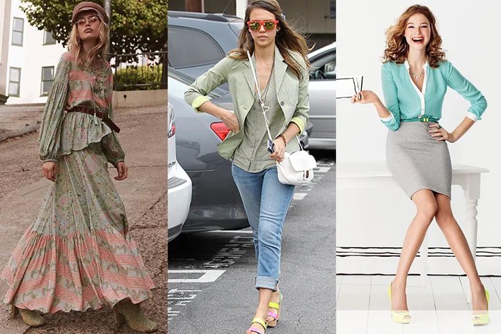 Light green blouses