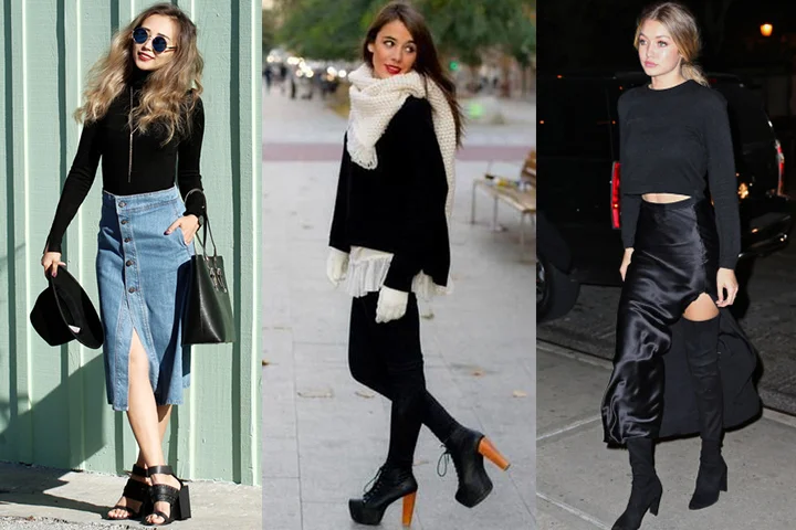 Black pullover sweaters