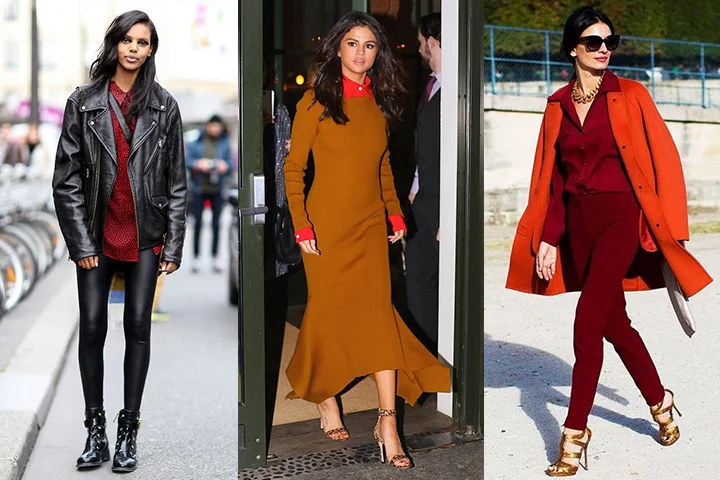 Cherry red button downs