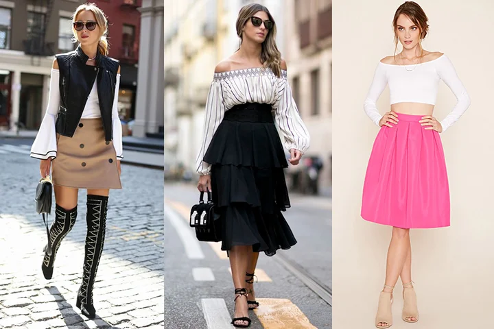 White off shoulder tops