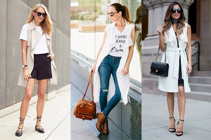 White utility vests