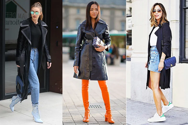 Black trench coats