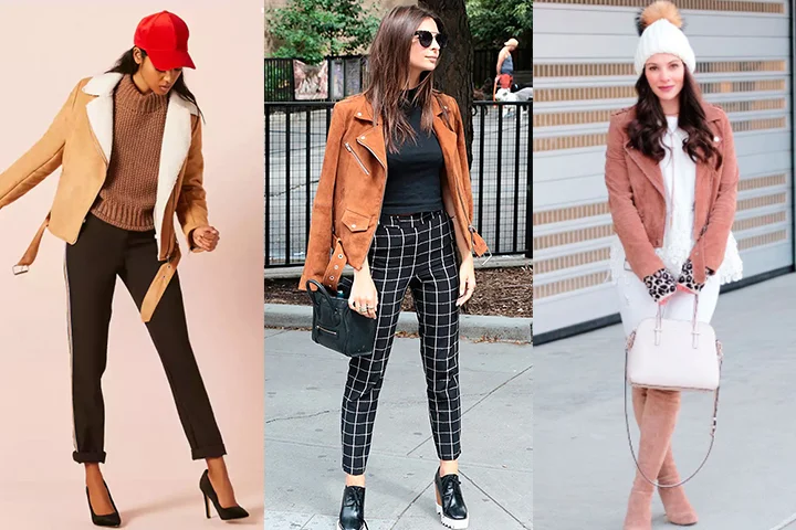 Camel moto jackets