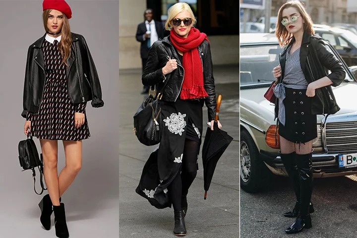 Black moto jackets