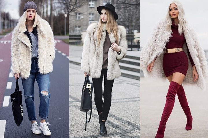 How To Wear Fur Coats Howtowear Fashion, How To Wear White Fur Coat