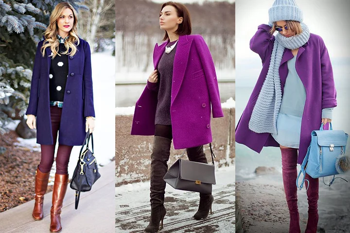 Royal purple overcoats
