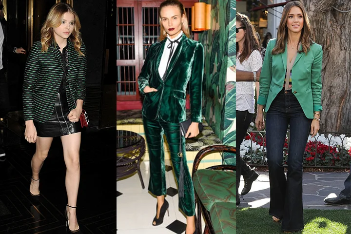 Emerald green blazers
