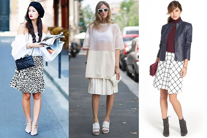 How to wear A-line skirts
