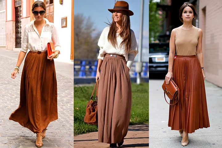 maxi skirt looks