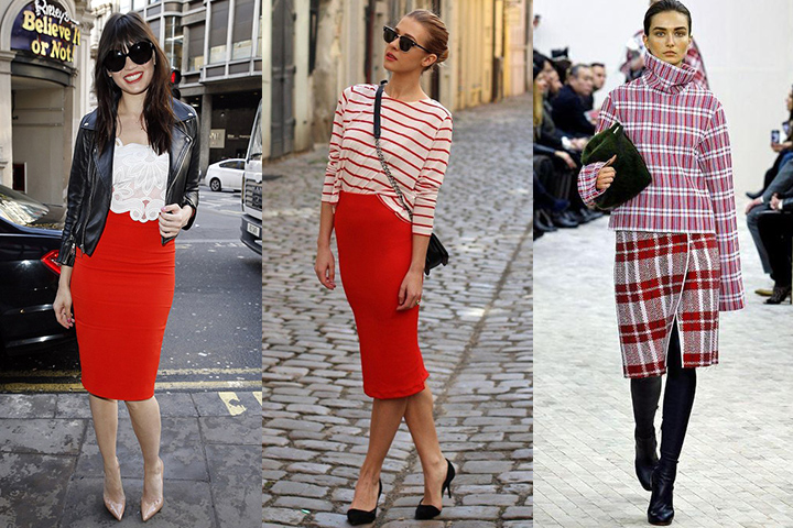 Spring Skirt Outfit - Straight A Style  Spring skirt outfits, Red skirt  outfits, Red mini skirt