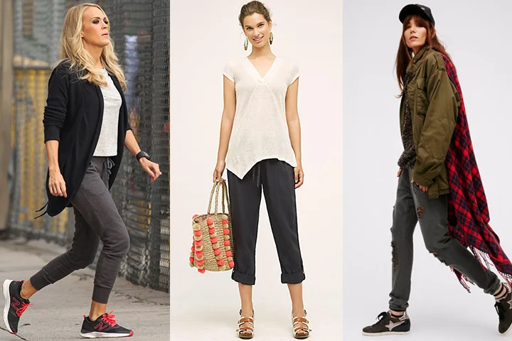 Dark gray jogger pants