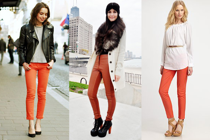 Datiert Balance Sechs orange skinny jeans starten scharf Geschmack