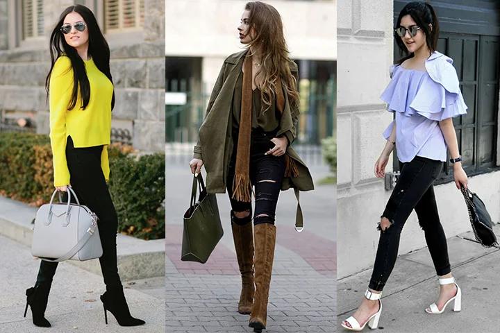 Black skinny jeans