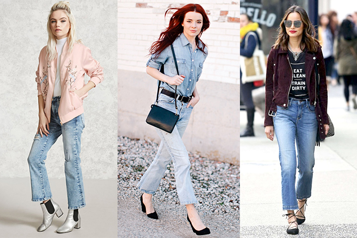 How to Style Cropped Flare Jeans - Closetful of Clothes