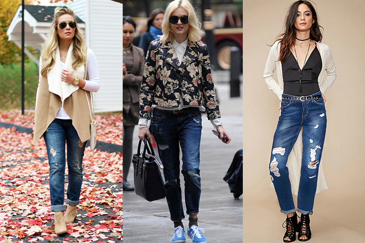 How to wear boyfriend jeans | HOWTOWEAR Fashion