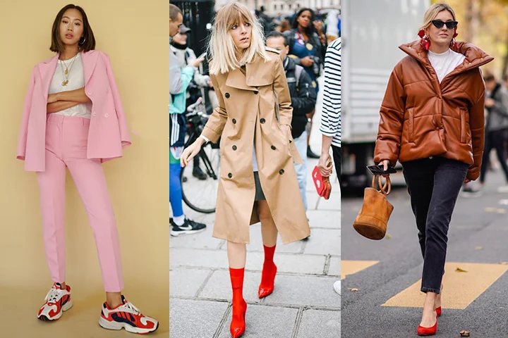 Cherry red shoes