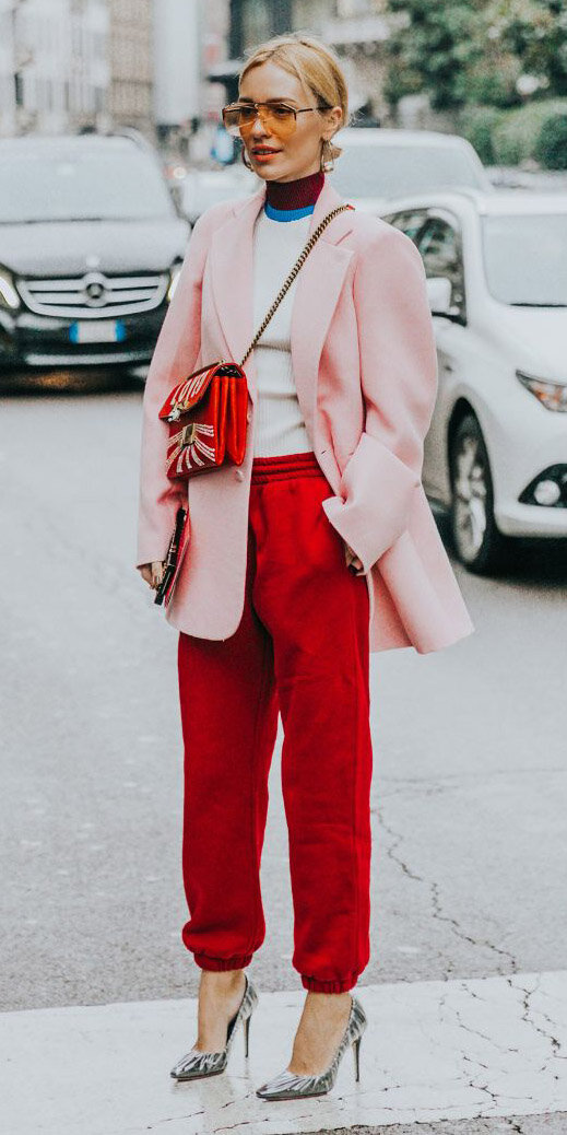 How to style a red bag: first outfits — No Time For Style