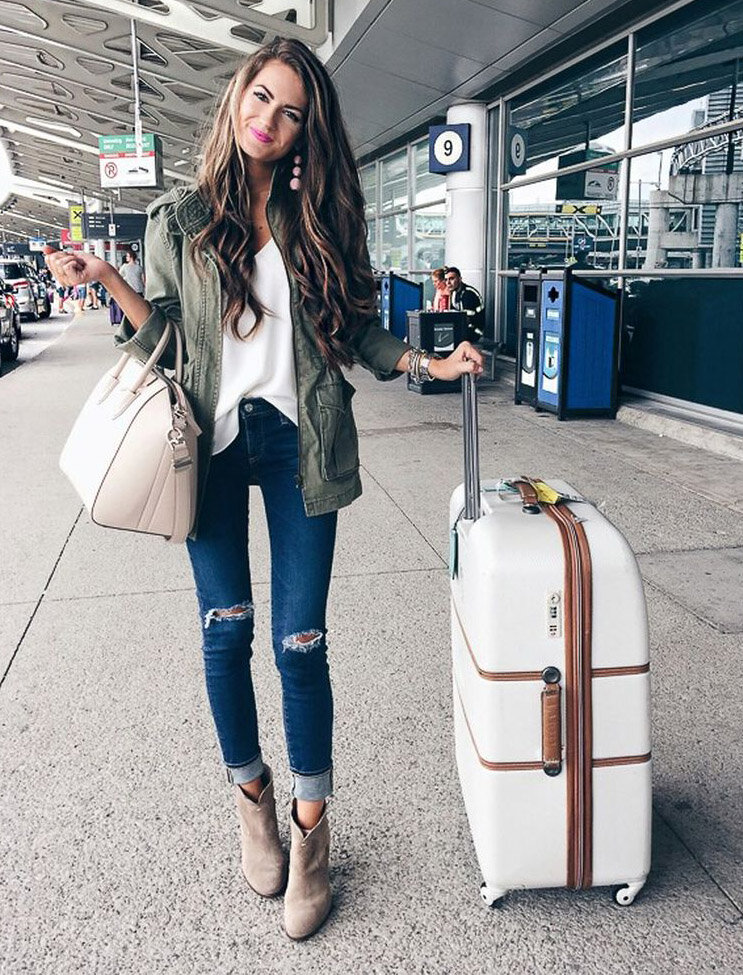 Summer travel style outfit idea  Fashion travel outfit, Louis