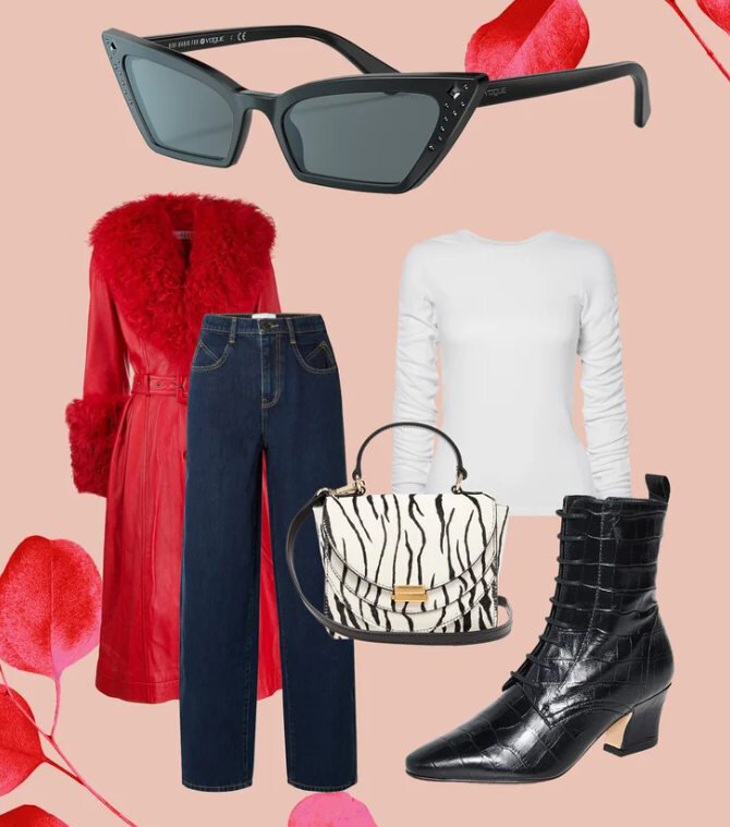 blue-navy-flare-jeans-white-tee-white-bag-sun-black-shoe-booties-red-jacket-coat-fur-fall-winter-italy-lunch.jpg